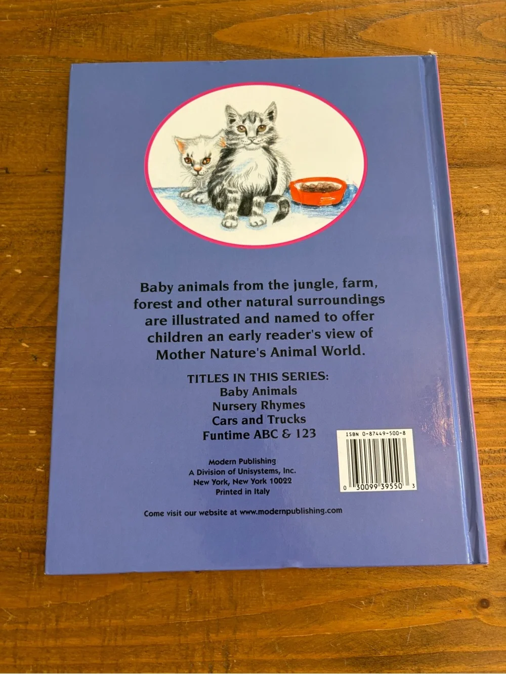 Baby Animals Mother Nature's Animal World Karen Rissing Children’s Book